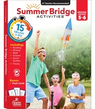 Summer Bridge Activities 5th to 6th Grade Workbooks, Math, Reading Comprehension - £6.70 GBP