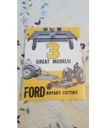 Vintage Ford Rotary Cutters Flyer/Pamphlet. Ford Motor Company - $167.45 MXN
