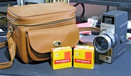 Bell and Howerd 8 mm Vintage Camera, Film And Case - £21.12 GBP