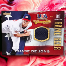 2013 Panini USA Baseball Champions Game Gear Jerseys Chase De Jong #15 - $1.79