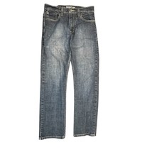 Levi Strauss Signature Jeans Mens 30x30 Straight S51 Dark Blue Everyday ... - $19.99