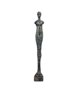 Modernist Figurine of Standing Woman Cast Iron Art Statue Sculpture 16.5... - $1,073.81 MXN