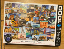 New Globetrotter World 1000 Piece Puzzle “World Travel Historical Places... - $29.99