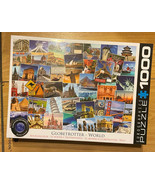 New Globetrotter World 1000 Piece Puzzle “World Travel Historical Places... - £23.50 GBP