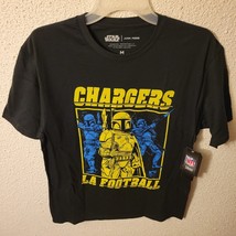 Men&#39;s LA Chargers Boba Fett STAR WARSxJUNK Food Collectible T-shirt Vaulted - $44.40