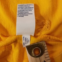 American Eagle Outfitters Women's Yellow & Gray 3/4 Sleeve Henley T-Shirt Small image 6