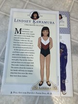 American Girl of Today Magazine Paper Doll Clothes Lindsay KawaMura W/book - £16.08 GBP