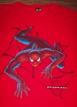 Vintage 2002 SPIDER-MAN The Movie Marvel Comics T-Shirt Mens Xl Y2K 2000&#39;s - £55.53 GBP