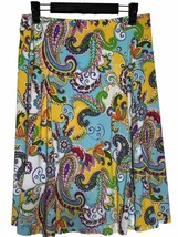 Lauren Ralph Lauren Womens Small Paisley Knit Skirt - AC - £11.99 GBP