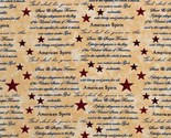 Cotton Patriotic American Spirit America Inspired Fabric Print by Yard D... - $15.95