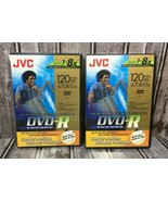 JVC DVD-R 4.7GB Lot of 2  New &amp; Sealed Movie Box Recordable Discs Versio... - £8.62 GBP