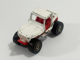 2007 Matchbox MBX Jeep 4x4 White/RED MOUNTAIN SAFETY PATROL II Thailand - $33.64 MXN