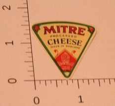 Vintage Mitre Processed Cheese Label  - £3.88 GBP