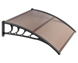40&quot; X 40&quot; Outdoor Polycarbonate Front Door Window Awning Patio Cover Canopy - £52.26 GBP