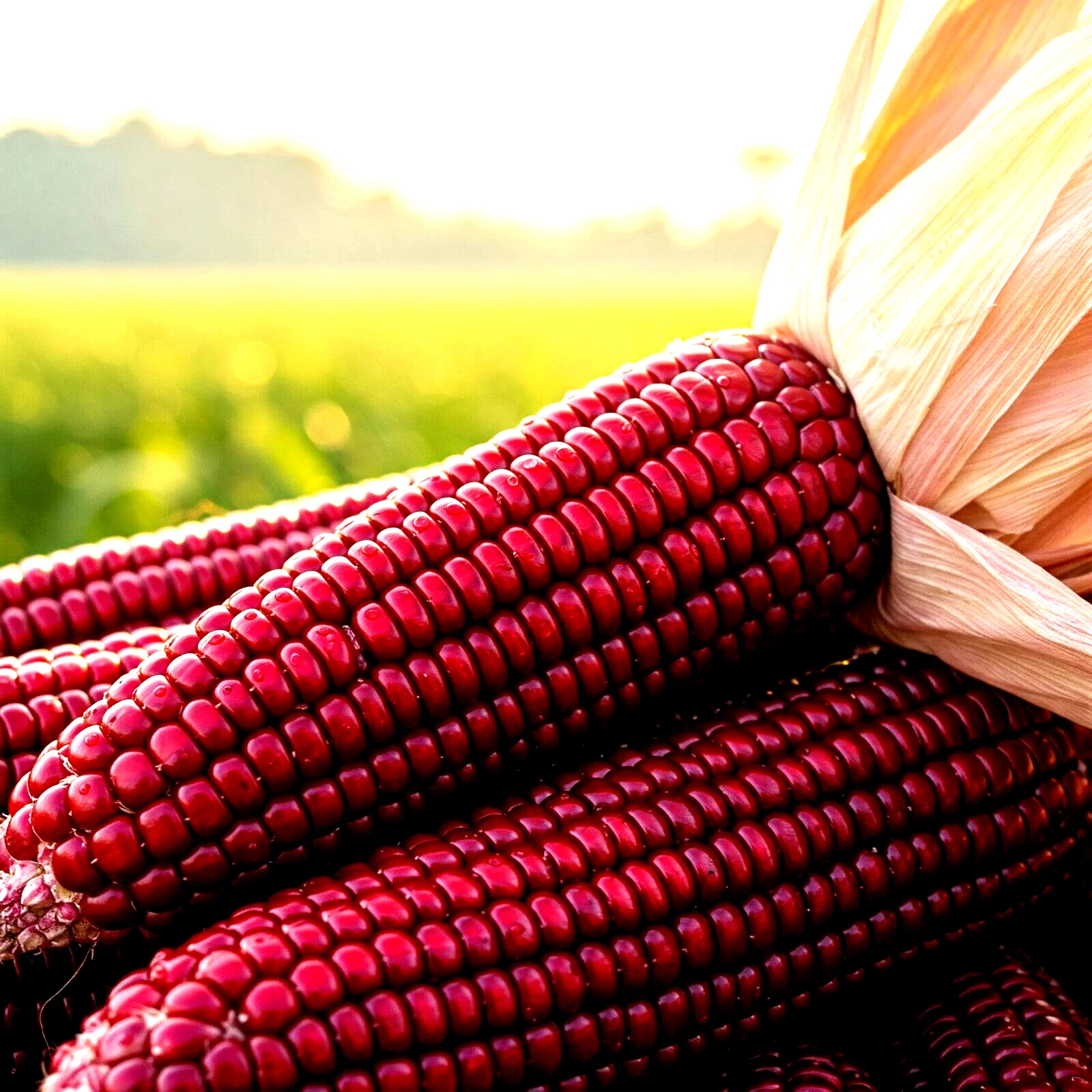 100+ STRAWBERRY RARE RUBY CORN SEEDS RED HEIRLOOM NON-GMO POPCORN FREE S... - €17,87 EUR