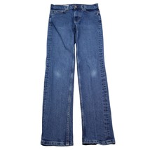 Denim Pants Womens 28 Blue Mid Rise Pocket Medium Wash Casual Slim Jeans - £22.85 GBP