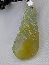 Icy Ice Yellow 100% Burma Jadeite Jade Peace &amp; Calm Pendant # Type A Jadeite # - £359.71 GBP