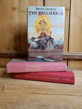 Brian Jacques REDWALL 3 Books - 1st American Ed - Bellmaker, Outcast &amp; Martin HC - £47.30 GBP