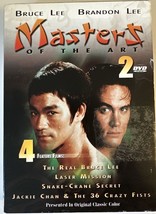 Masters of the Art (DVD, 2003) 2 DVD&#39;s in M/C, 4 Films, Bruce &amp; Brandon Lee - £5.50 GBP