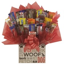 Dog Lovers Chocolate Candy Bouquet gift box - Great as gift for Birthday, Congra - £47.95 GBP