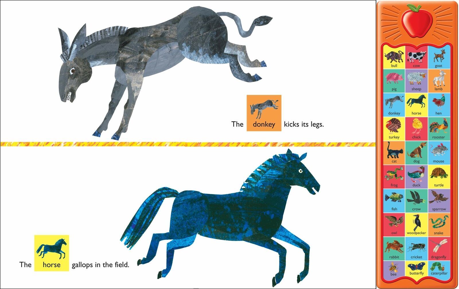 World of Eric Carle, Around the Farm Animal 30-Button Sound Book (LOC 404 CR-8) Item image 5