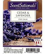 ScentSationals Wickless Fragance Cedar and Lavender Wax Cubes 2.5 oz 6-C... - £10.21 GBP