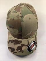 Camo Hat FlexFit Camouflage Hat S/M Cap - £7.11 GBP