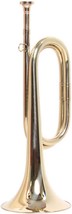 Tzong B Flat Military Cavalry Scouting Trumpet Bugle with Mouthpiece for School - £35.37 GBP