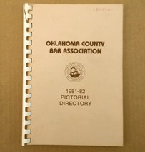 Oklahoma County Bar Association 1981-82 Pictorial Directory - €16,98 EUR