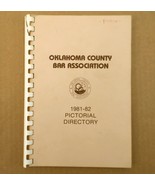 Oklahoma County Bar Association 1981-82 Pictorial Directory - $362.91 MXN