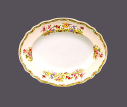Antique art-nouveau Johnson Brothers Meadowsweet oval platter made in En... - $111.85