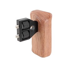 Dslr Wooden Handle For Right Mount Support For Dv Video Cage Rig(Right Hand) - £28.30 GBP