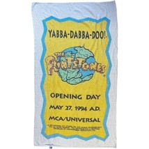 Flintstones Beach Towel Opening Day May 27 1994 MCA/Universal Yabba-Dabba-Doo! - £18.47 GBP