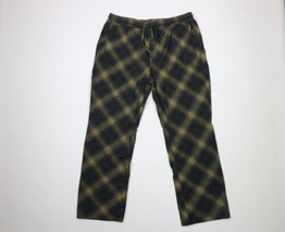 Pendleton Mens Size Large Spell Out Wide Leg Flannel Lounge Sweatpants Plaid - £29.57 GBP