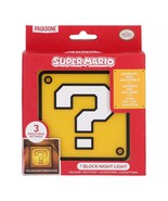 Nintendo Super Mario Question Block Night Light Décor Lamp Video Game LI... - $14.84