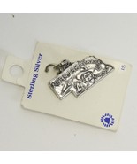 Sterling Silver Nebraska State Charm  Pendant  VINTAGE - €6,84 EUR