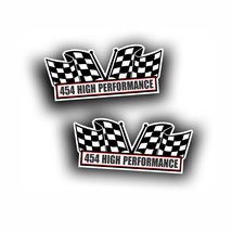 454 AIR CLEANER engine DECAL Big Block BBC classic rat race motor muscle car 2X - £10.89 GBP