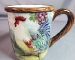 Certified International Susan Winget Mug Fierce Rooster Grapes Gallo Fie... - $12.38