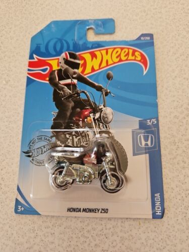 HOT WHEELS ~ 2020 ~ HONDA 3/5 ~ HONDA MONKEY Z50 ~ PEARL ~ Card 10/250 - $5.93