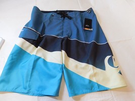 Mens Quiksilver Boardshorts Board Shorts Swim Short 33 Slash Fade Logo 2... - £28.33 GBP