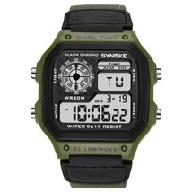 Men Sport Watches Waterproof Retro Digital Watch For Men LED Electronic Clock De - £22.56 GBP
