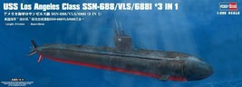 USS Los Angeles SSN-688,  688i Nuclear Attack Submarine 1/350 Scale Model Kit - $28.70