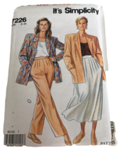 Simplicity Sewing Pattern 7226 Jacket Skirt Pants Outfit Easy Uncut Size 8 - 20 - £3.92 GBP