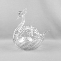 Salviati Murano Swan Figure Venetian Art Glass Vintage Hand Blown Waterf... - $99.00