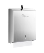 SoNeat Paper Towel Dispenser, Holds 500 Sheets of Multifold, C-Fold, Tri... - $47.52 CAD