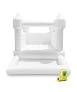 Mini White Bounce House Inflatable Jumping Bed For Kids (White-10 * 8 * ... - £576.56 GBP