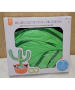 Inflatable Green Cactus Cooler and Ring Toss Game Three Rings by Ankyo P... - $7.84