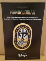 Disneyland After Dark Star Wars Nite The Mandalorian Logo grogu may the ... - $14.85