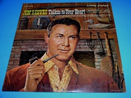 Jim Reeves Talkin&#39; To Your Heart Record Album Vinyl LP RCA 2339 Living Stereo  - £27.67 GBP