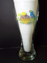 Tall Pilsner beer Glass Jimmy Buffet&#39;s Margaritaville Orlando Parrot logo - $12.84